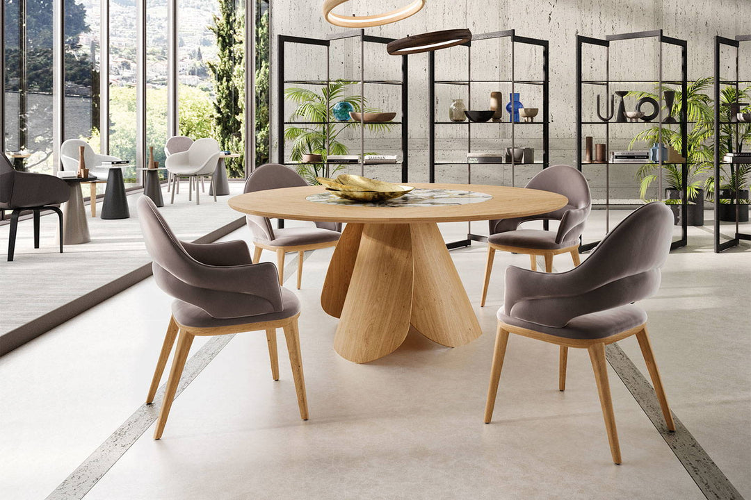 Veliero Swivel Dining Table Dining Tables Ozzio Italia