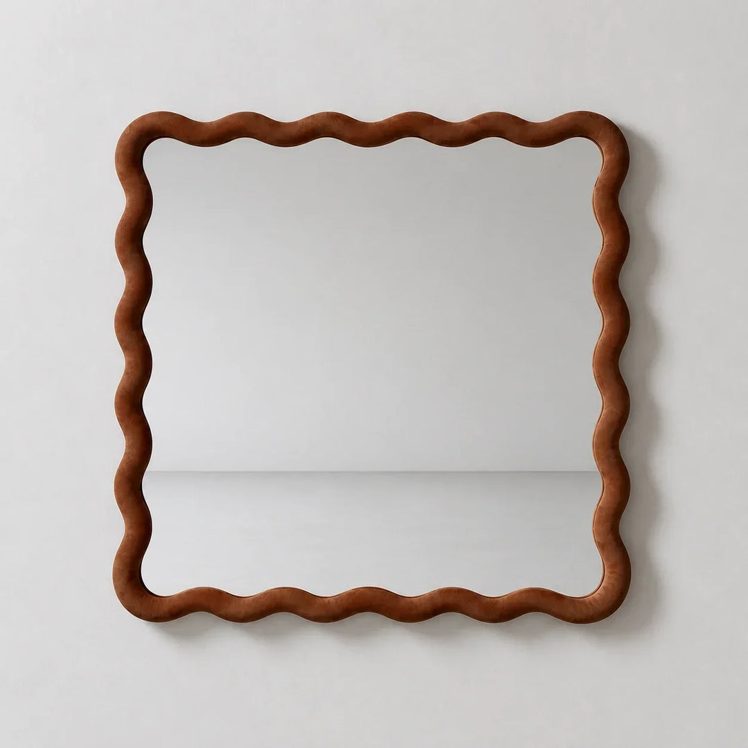 Velvet Wave Mirror by Interior Moderna