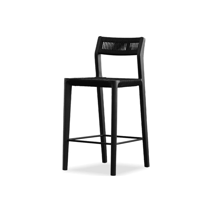 VENT Counter Stool in Black Soot by Mobital — white cutout