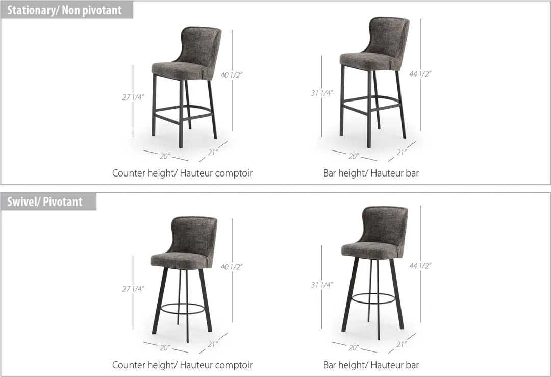 Verona Stationary Stool Bar Stools Trica