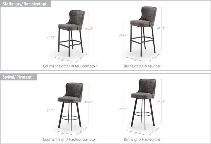Verona Stationary Stool Bar Stools Trica