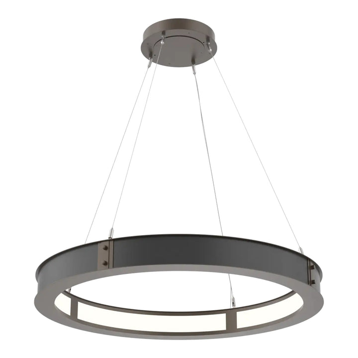 Verona Ring Chandelier by Hammerton Studio in Flat Bronze