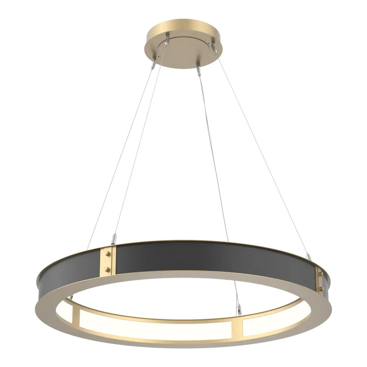 Verona Ring Chandelier by Hammerton Studio in Gilded Brass