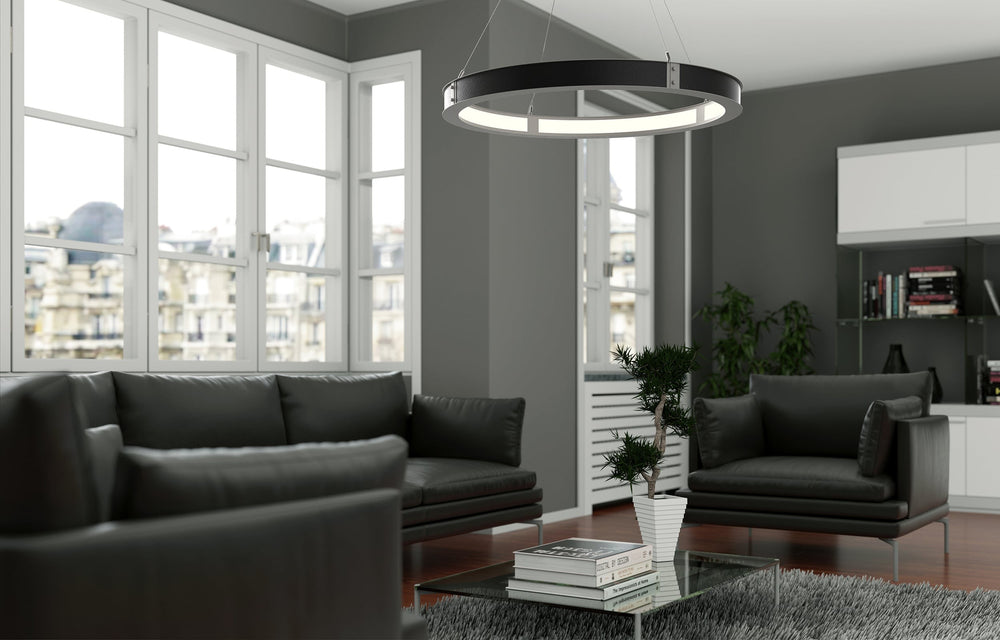 Verona Ring Chandelier by Hammerton Studio in a styled interior