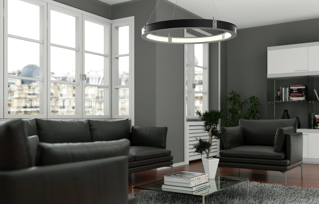 Verona Ring Chandelier by Hammerton Studio in a styled interior