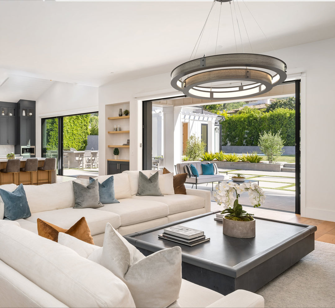 Verona Ring Chandelier by Hammerton Studio in a styled interior