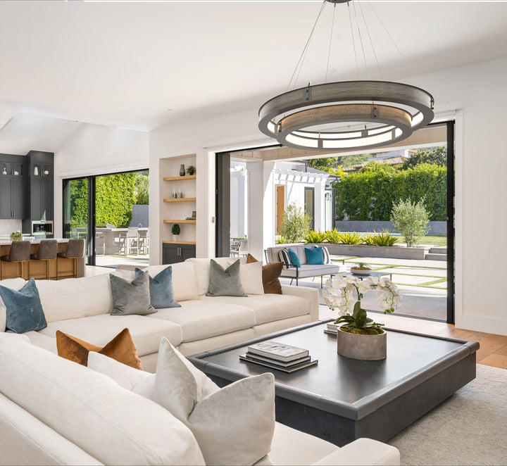Verona Ring Chandelier by Hammerton Studio in a styled interior
