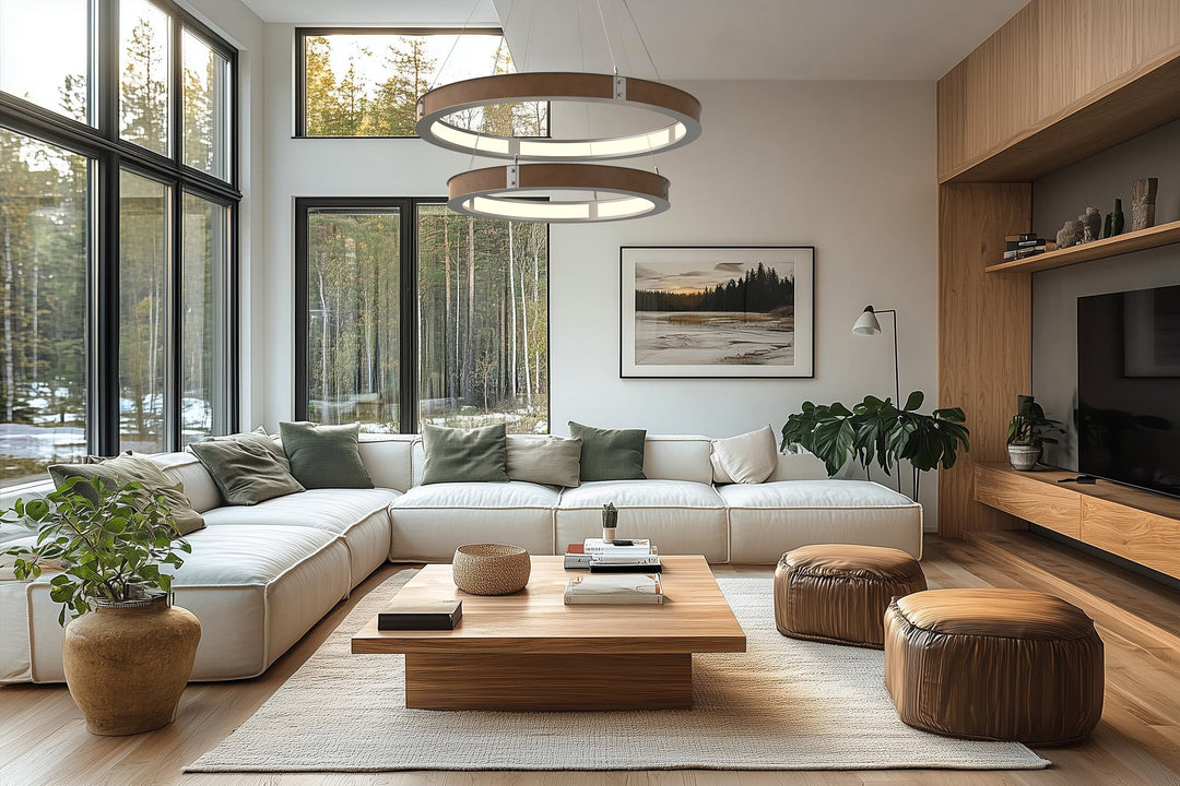Verona Ring Chandelier by Hammerton Studio in a styled interior