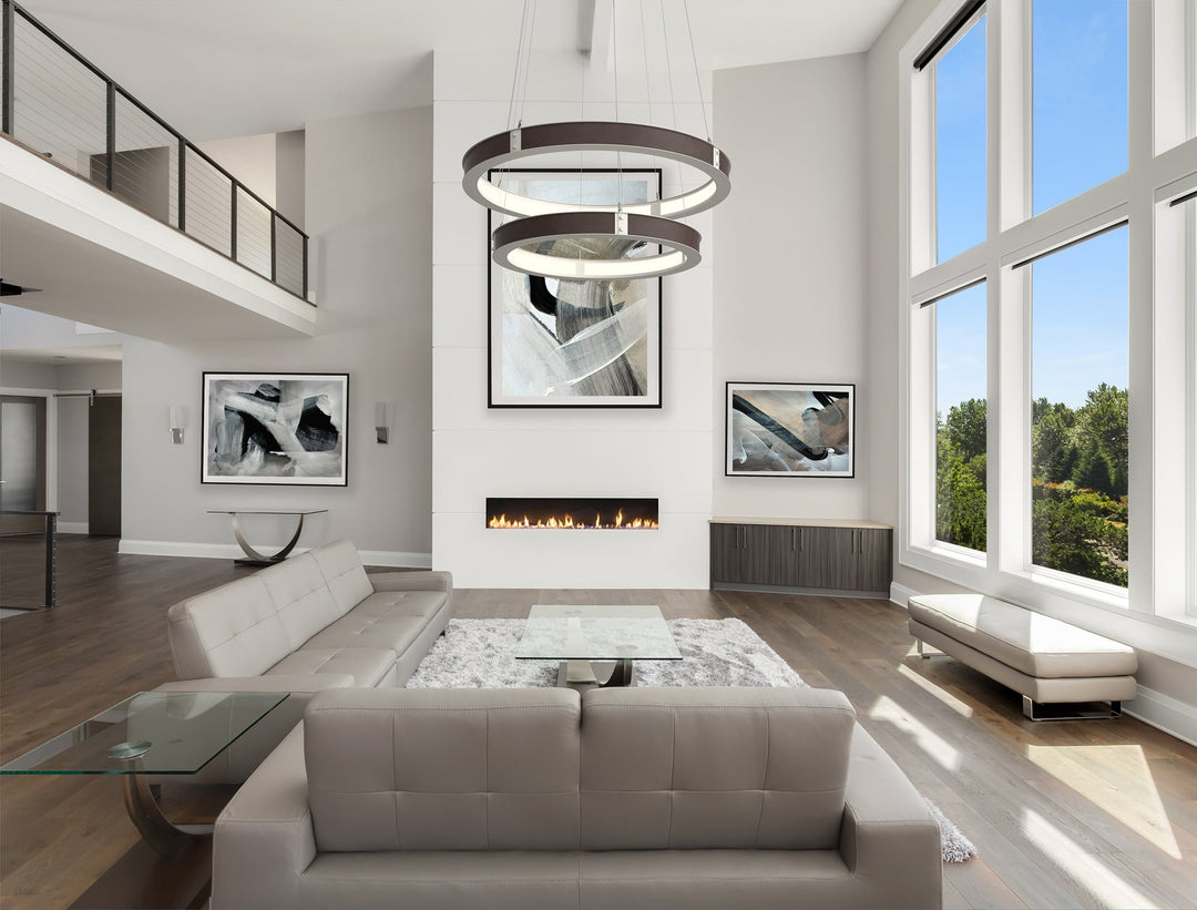 Verona Ring Chandelier by Hammerton Studio in a styled interior