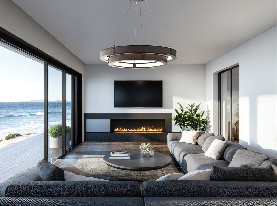 Verona Ring Chandelier by Hammerton Studio in a styled interior