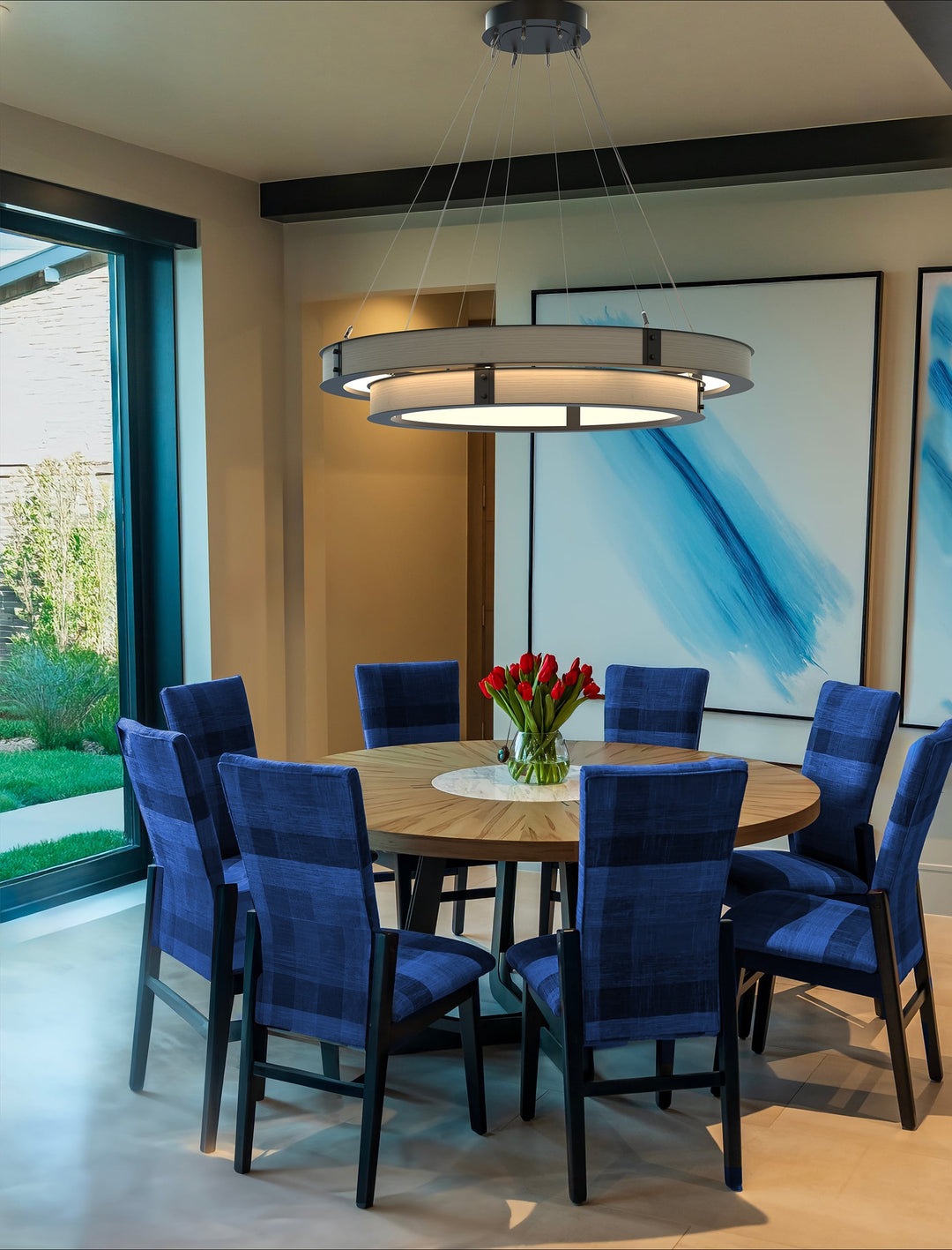 Verona Ring Chandelier by Hammerton Studio in a styled interior