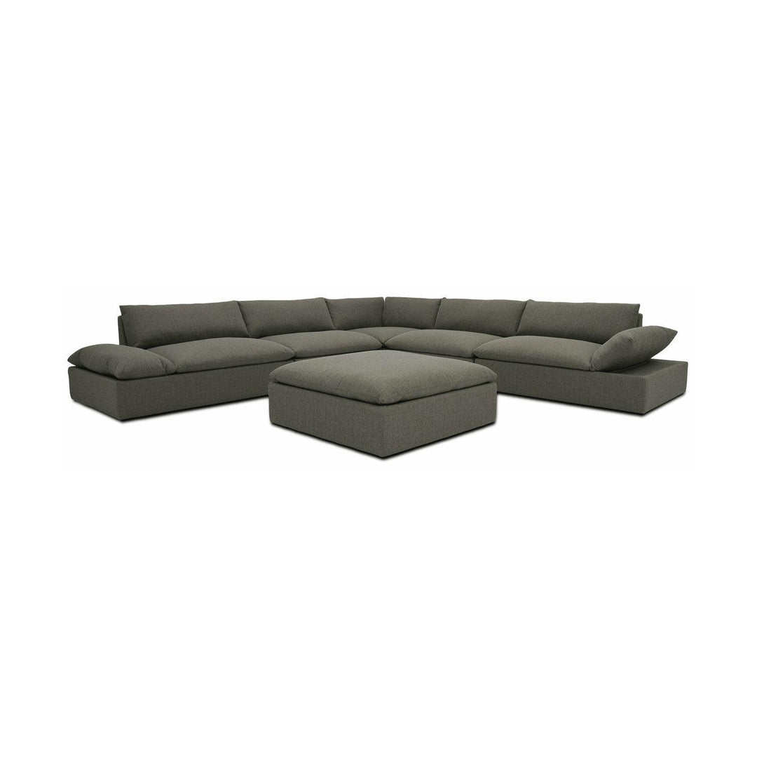 VERSA GRAND SECTIONAL - GREY by American Leather — complete centered product view