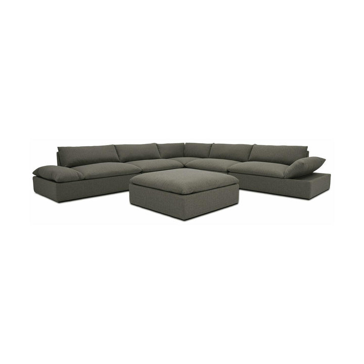 VERSA GRAND SECTIONAL - GREY by American Leather — complete centered product view