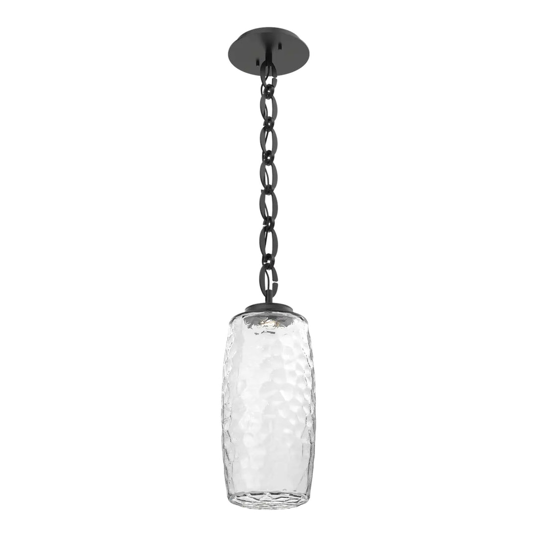 Vessel Pendant by Hammerton Studio in Matte Black on Oval Chain