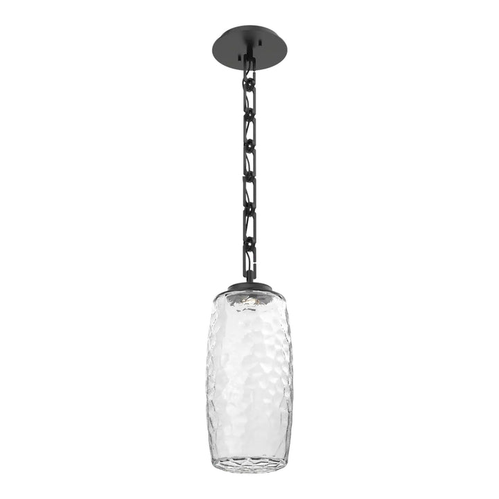 Vessel Pendant by Hammerton Studio in Matte Black on Rectangular Chain