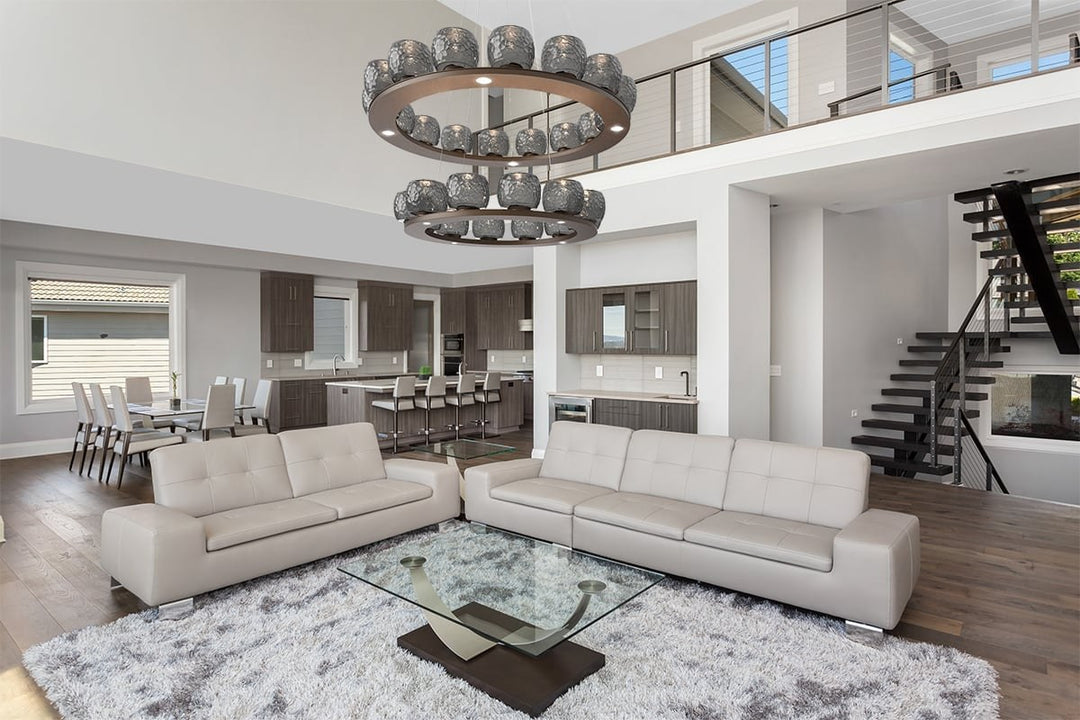 Vessel Ring Chandelier by Hammerton Studio in a styled interior