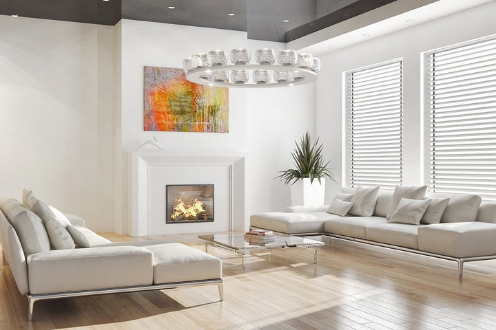 Vessel Ring Chandelier by Hammerton Studio in a styled interior