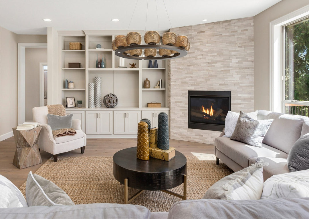 Vessel Ring Chandelier by Hammerton Studio in a styled interior