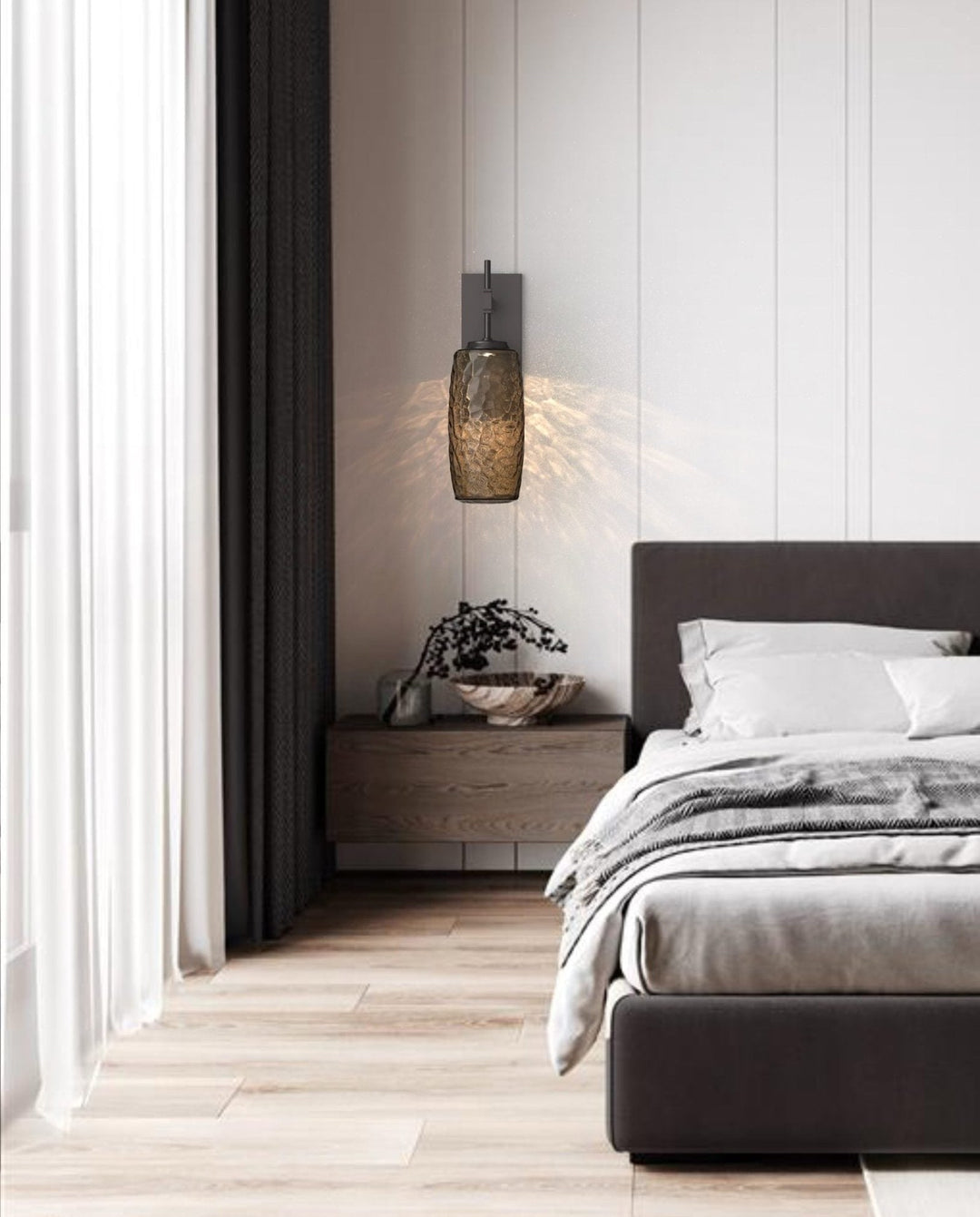 Vessel Tempo Sconce by Hammerton Studio in a styled interior