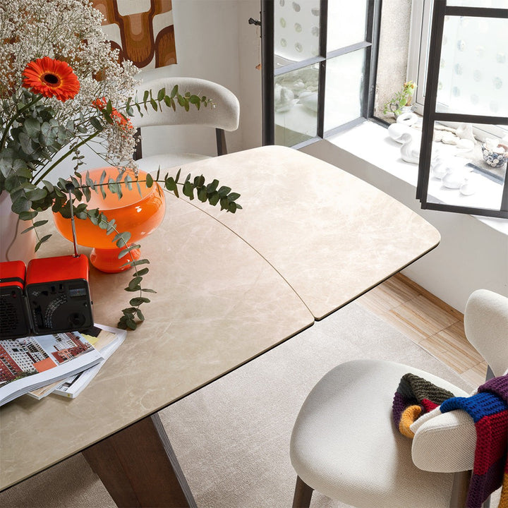 Victor Barrel Extendable Dining Table by Connubia detail view