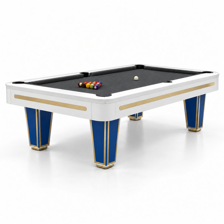 Victor pool table - Cobalt &amp; White 