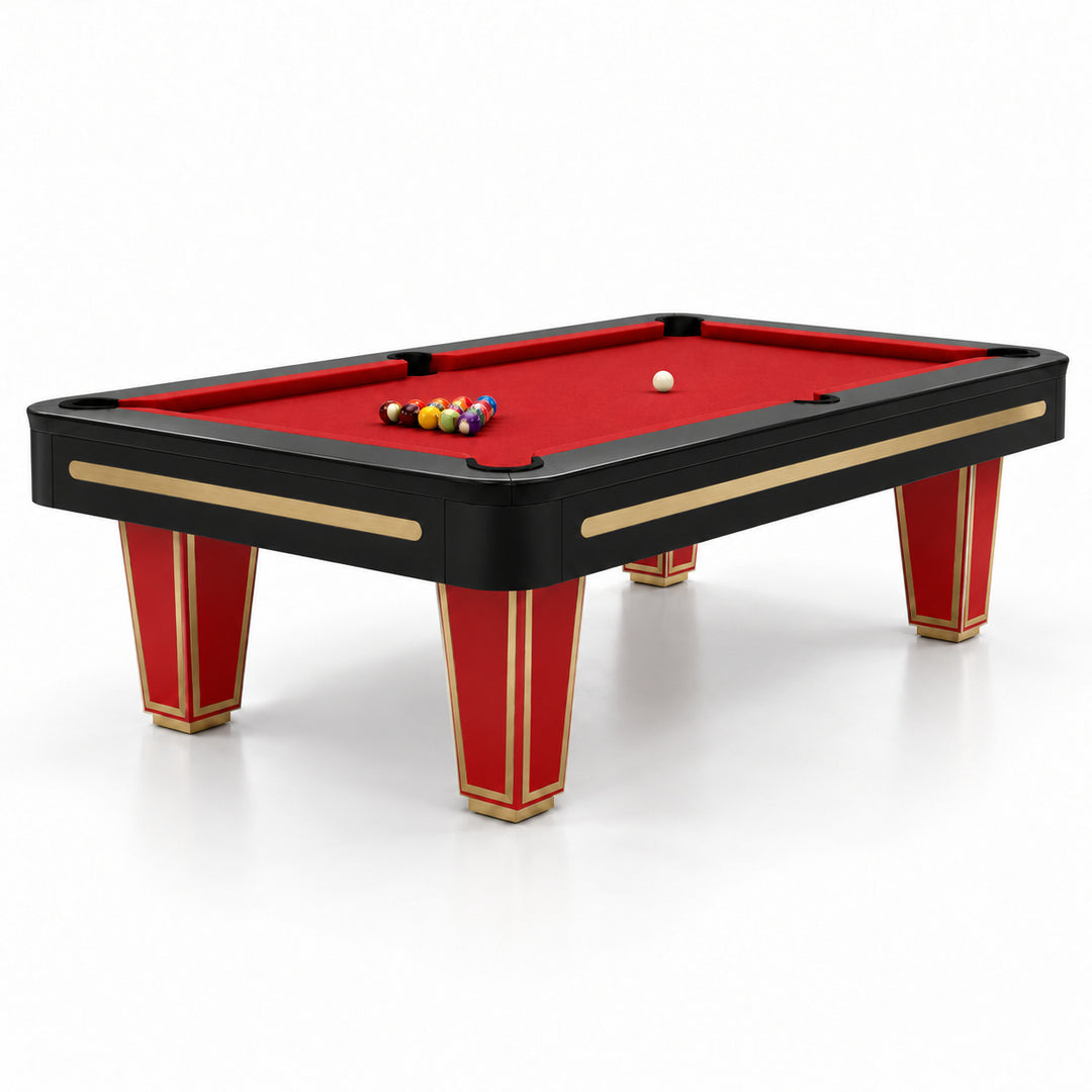 Victor pool table - Racing Red &amp; Black 