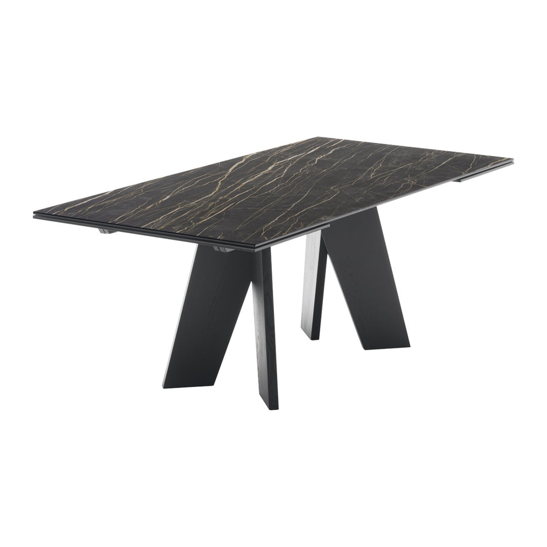 Victor Extendable Dining Table by Connubia, white background