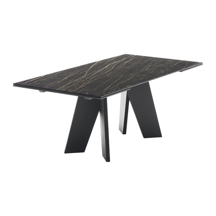 Victor Extendable Dining Table by Connubia, white background
