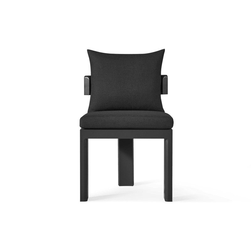 Victoria Aluminum Armless Dining Chair by Harbour