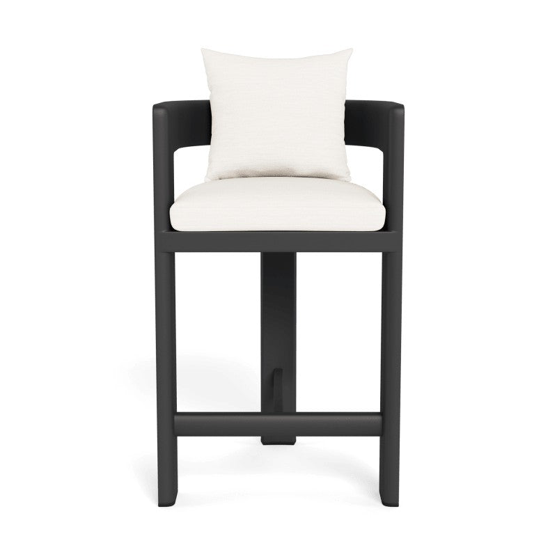 Victoria Aluminum Bar Stool by Harbour in Aluminum Asteroid