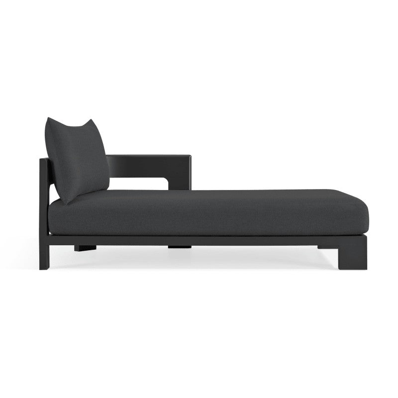 Victoria Aluminum Chaise Right by Harbour