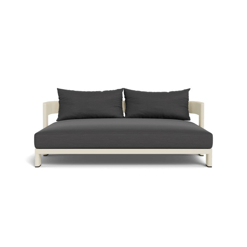 Victoria Aluminum Daybed by Harbour in Aluminum Bone