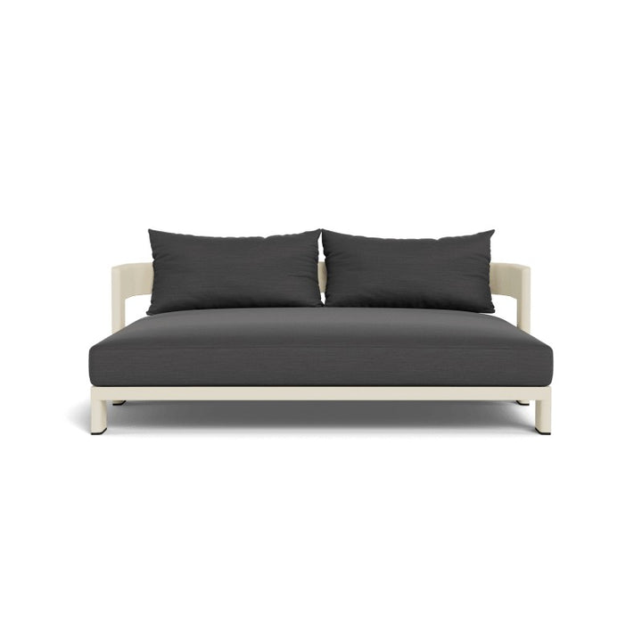 Victoria Aluminum Daybed by Harbour in Aluminum Bone
