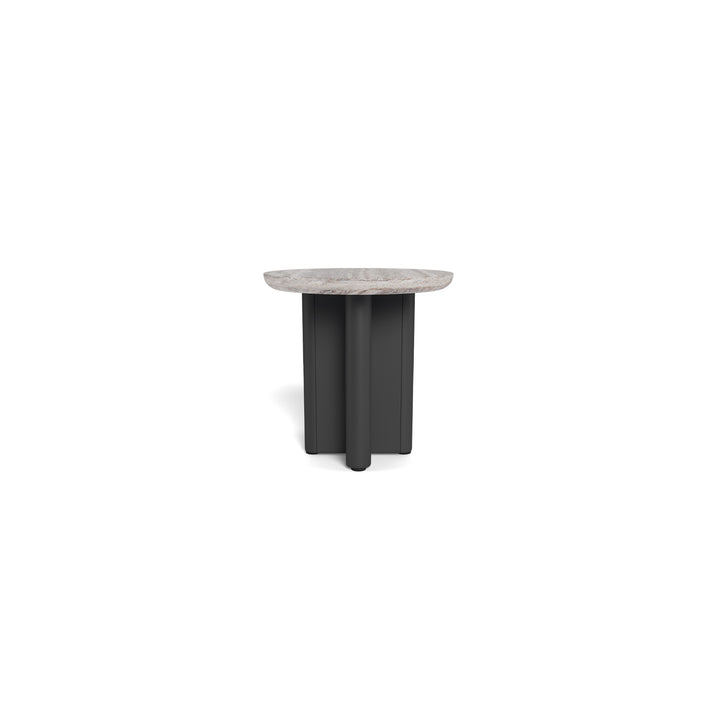 Victoria Aluminum Round Side Table by Harbour