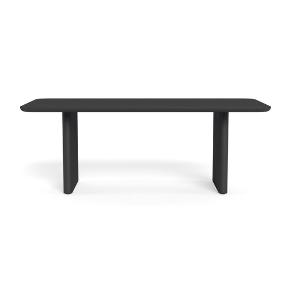 Victoria Aluminum Slatted Dining Table 81" by Harbour