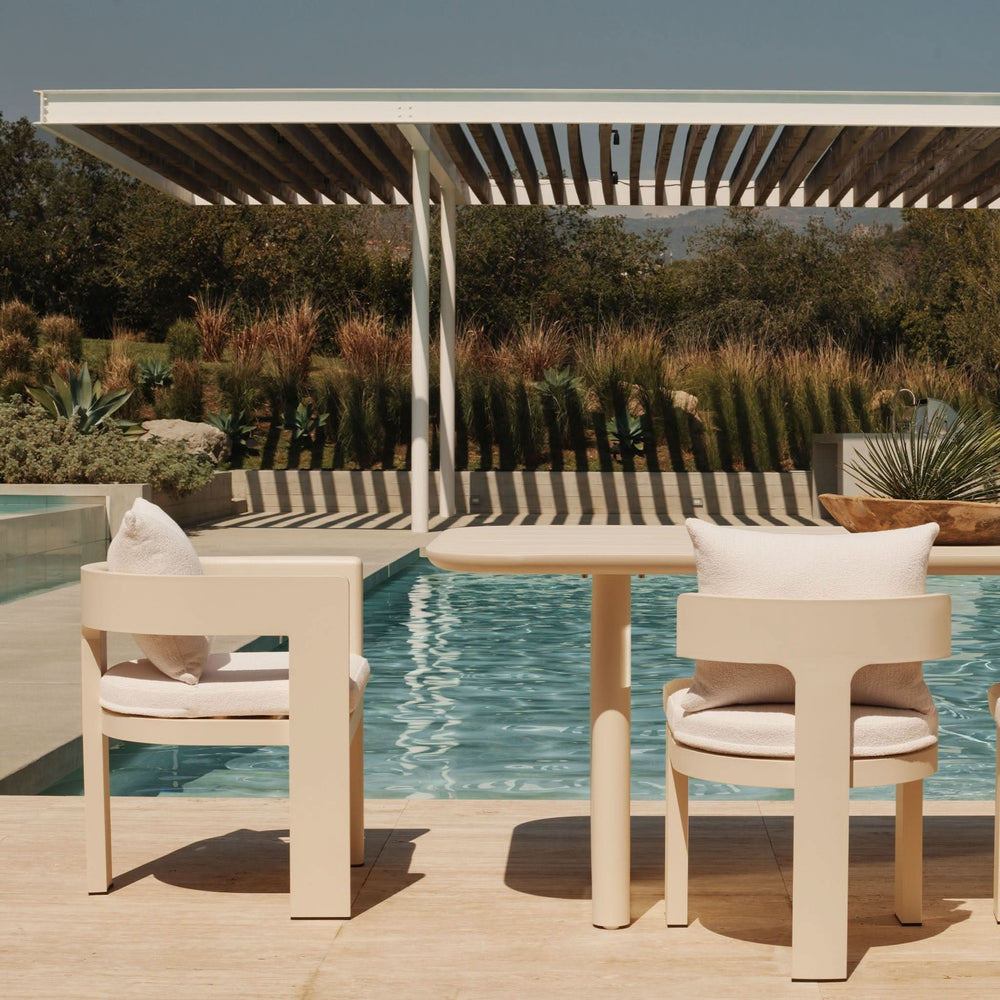 Victoria Aluminum Armless Dining Chair by Harbour lifestyle 1