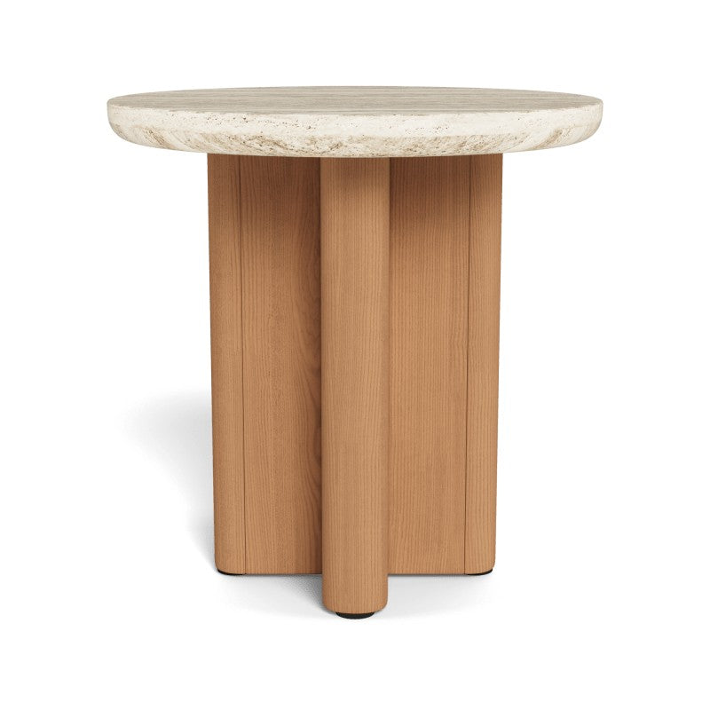 Victoria Teak Side Table by Harbour in Teak Natural