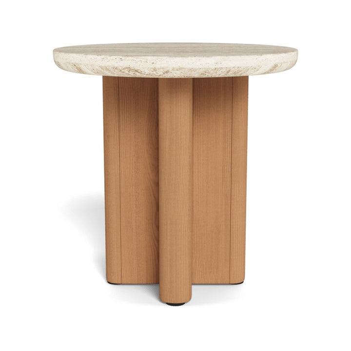 Victoria Teak Side Table by Harbour in Teak Natural