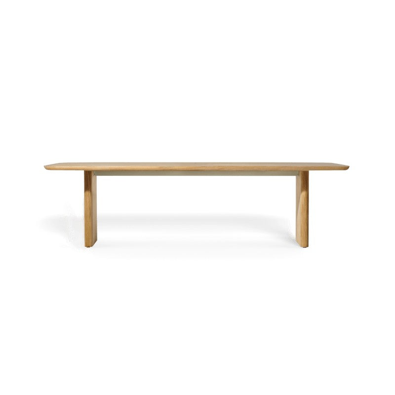 Victoria Teak Slatted Dining Table 108" by Harbour