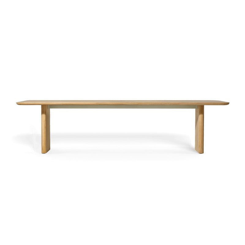 Victoria Teak Slatted Dining Table 120" by Harbour in Teak Natural