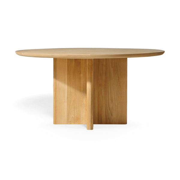 Victoria Teak Slatted Dining Table 60" by Harbour