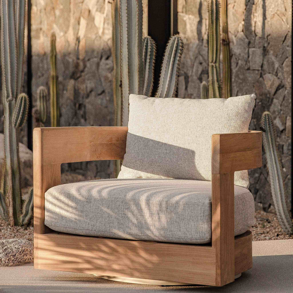 Victoria Teak Swivel Lounge Chair by Harbour lifestyle 1