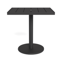 Vienna 24x30" Rectangle Bistro Table by Harbour in Aluminum Asteroid