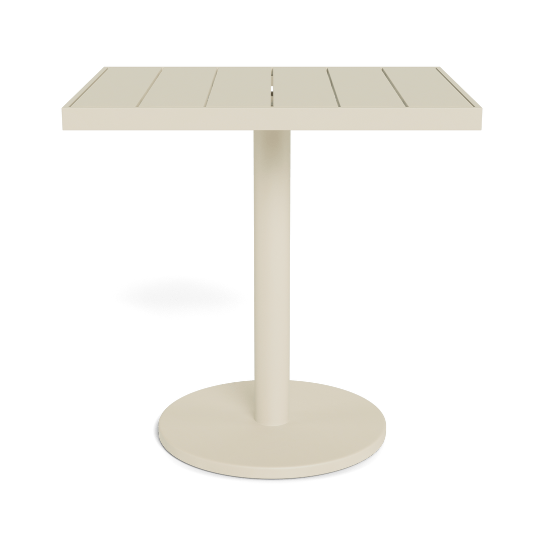 Vienna 24x30" Rectangle Bistro Table by Harbour in Aluminum Bone