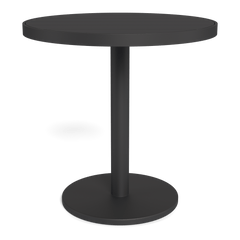 Vienna 30" Round Bistro Table by Harbour in Aluminum Asteroid