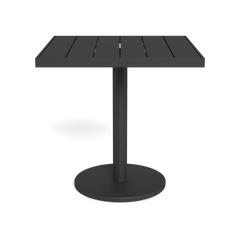 Vienna 30" Square Bistro Table by Harbour in Aluminum Asteroid