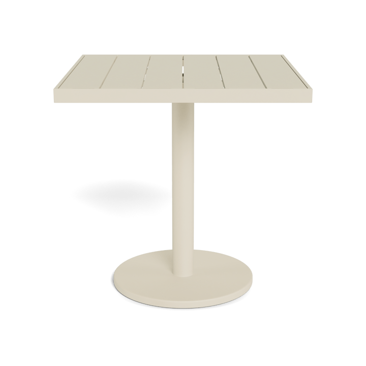 Vienna 30" Square Bistro Table by Harbour in Aluminum Bone