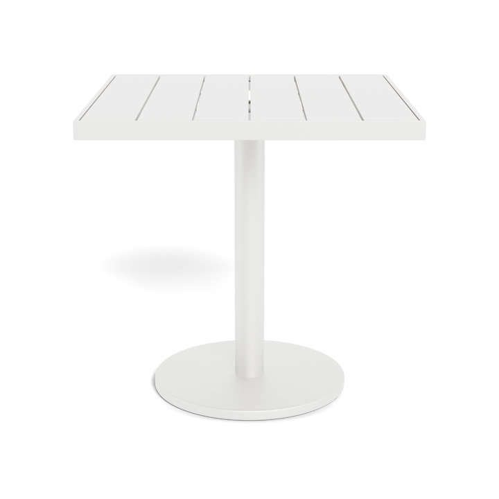 Vienna 30" Square Bistro Table by Harbour in Aluminum White