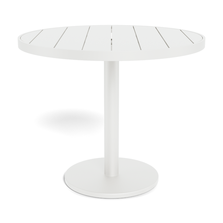 Vienna 36" Round Bistro Table by Harbour in Aluminum White