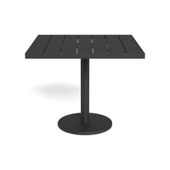 Vienna 36" Square Bistro Table by Harbour in Aluminum Asteroid